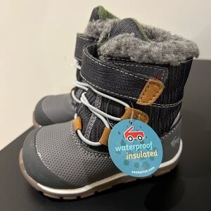 🆕 See Kai Run Kids Waterproof Boots - Gray and Tan